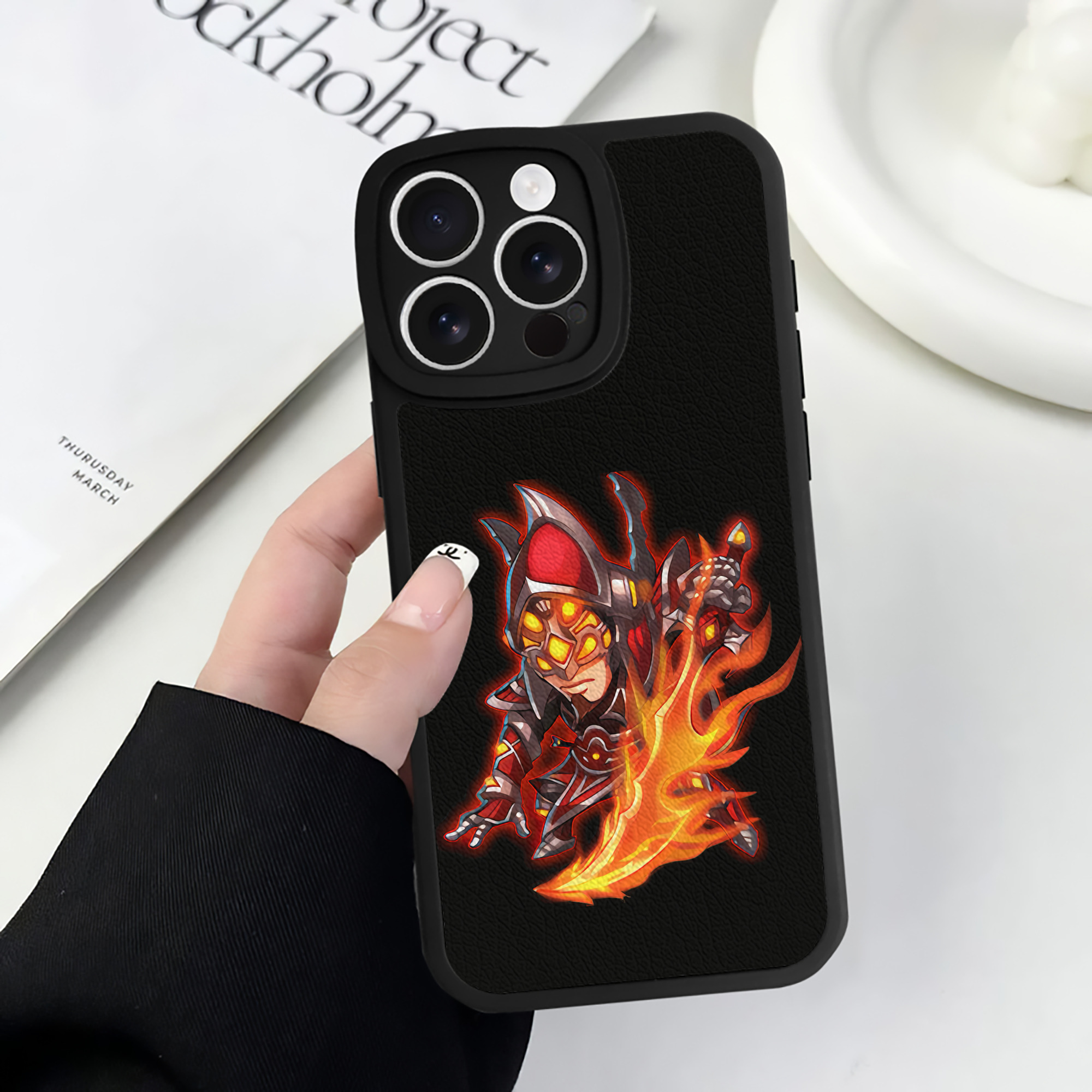 リーグ・オブ・レジェンド League of Legends LOL 【iPhone 16シリーズ対応】シリコンスマホケース（レザー調） 材質：シリコン